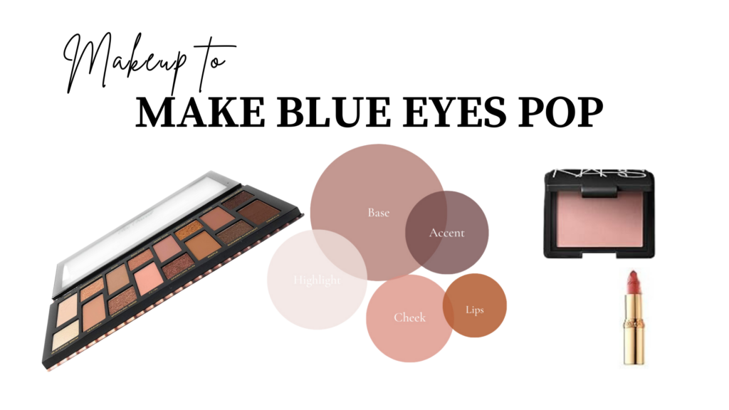 Makeup to make blue eyes pop | Salina Beasley